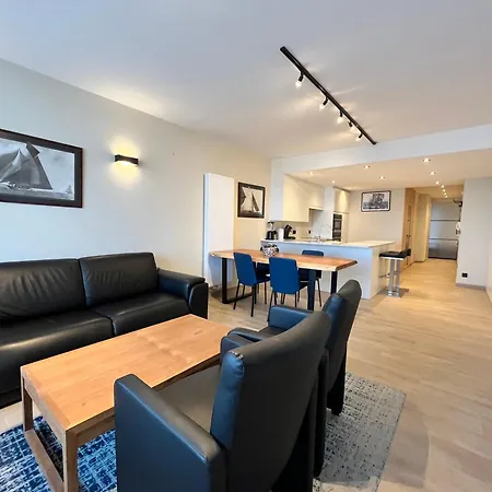 Lejlighed Bel Air - Luxurious 2-bedroom With Sauna Front Sea View T95 Oostende